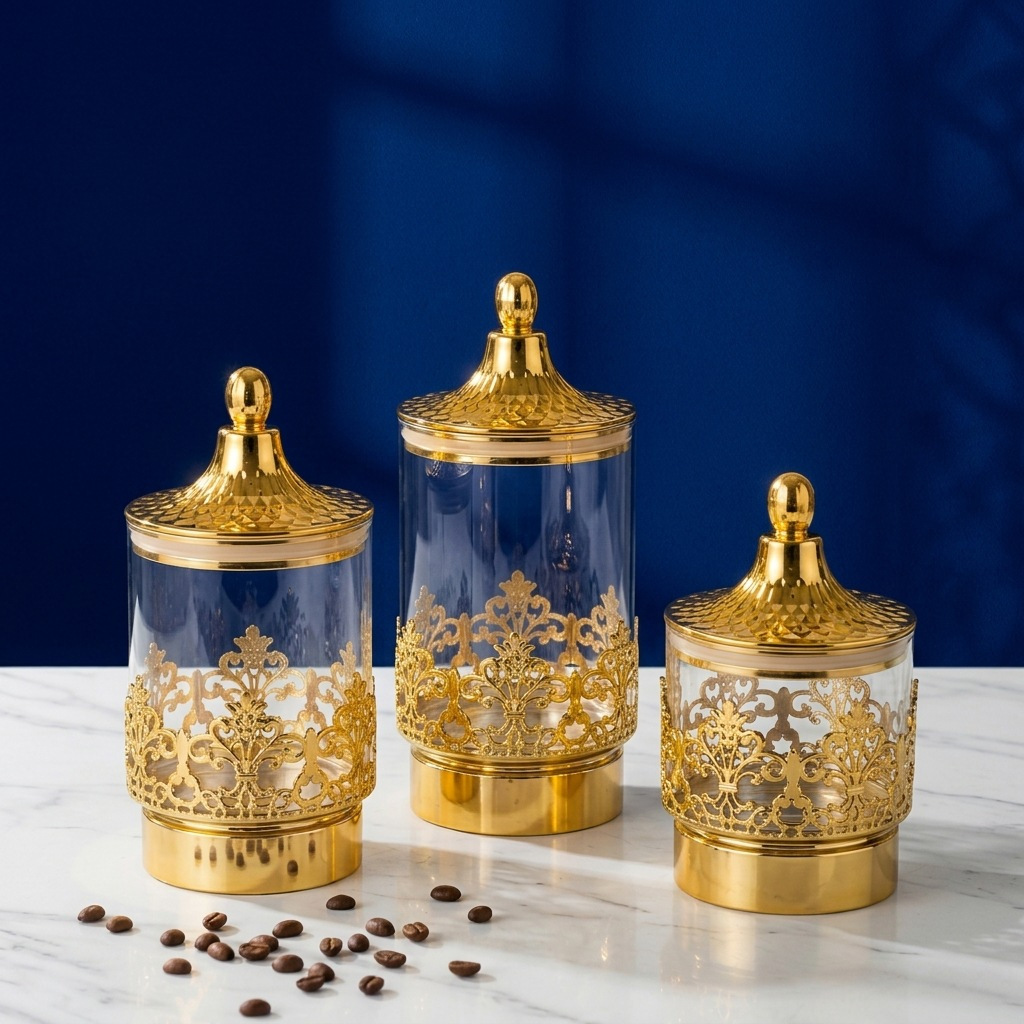 European Transparent Gold-plat - Kitchen Gadgets Organizer recension och pris