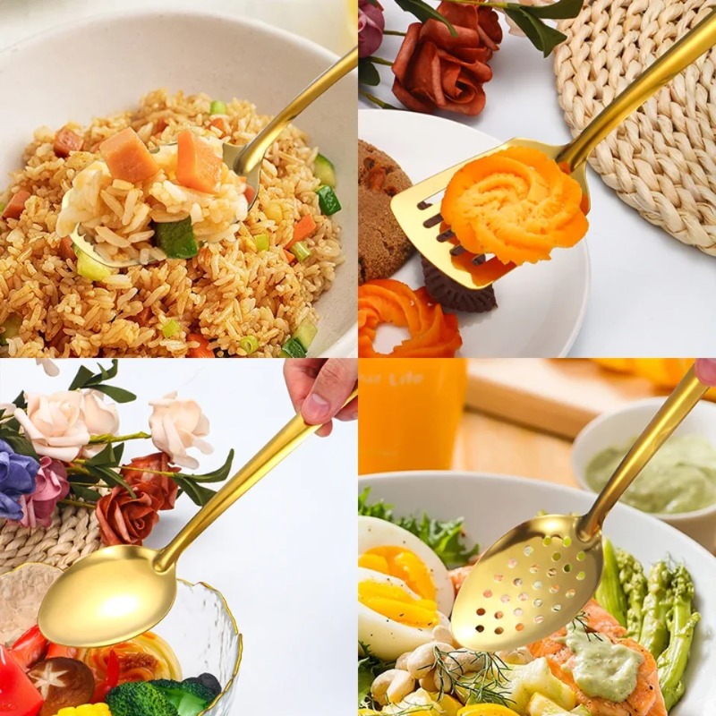 Gold Cooking Utensils,Titanium - Kitchen Gadgets Gold recension och pris