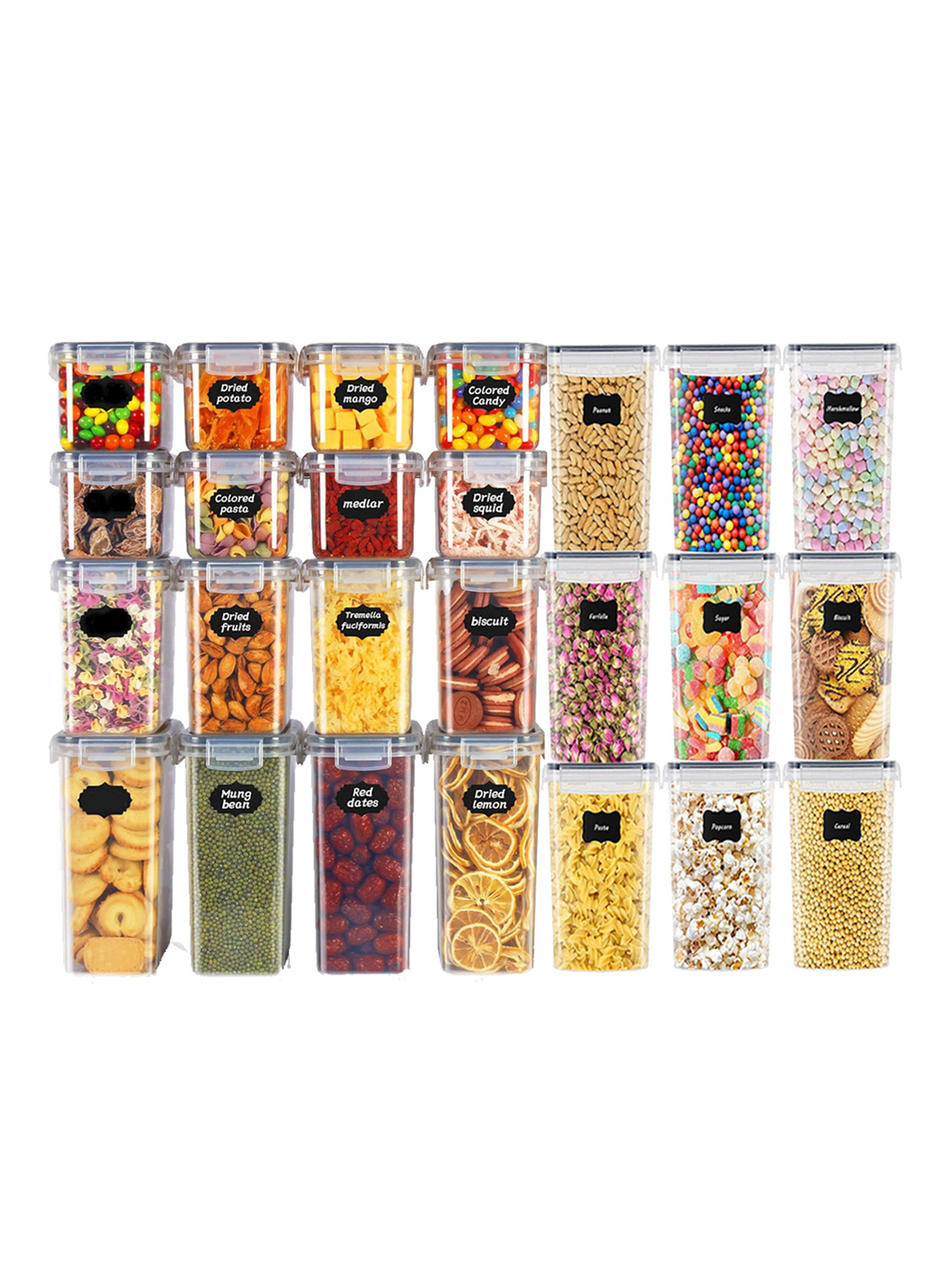 48pcs, Sealed Food Storage Con - Kitchen Gadgets Organizer recension och pris